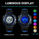 Kids Watches Digital Outdoor Sport Waterproof Electrical EL-Lights Watches