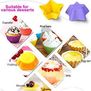 Silicone Cupcake Liners Reusable Baking Cups Nonstick Easy Clean Pastry Muffin Molds