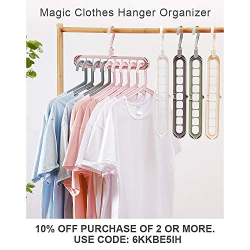 Magic Space Saving Clothes Hangers Multifunctional Smart Closet Organizer Premium