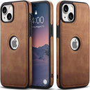 Unique Design Luxury Leather Business Phone Case for iPhone 14 Anti-Slip Scratch Resistant