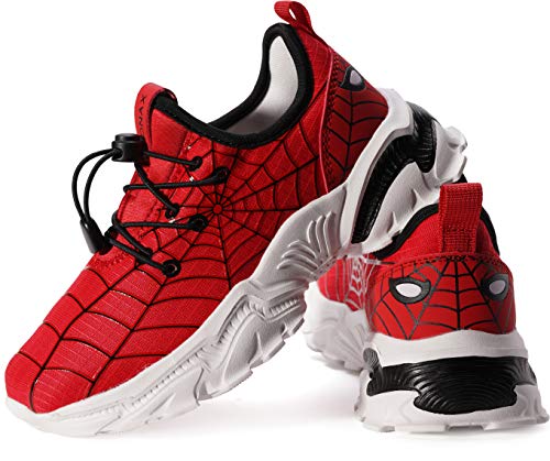 Red Spider Shoes for Big Boys Size 3 Comfortable Light Running Athletic Sports Gifts