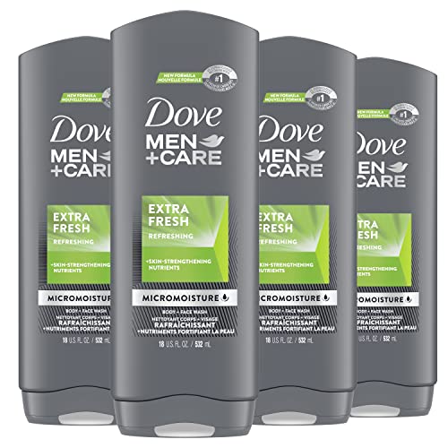 Body Wash for Men's Skin Care Extra Fresh Effectively Washes Away Bacteria