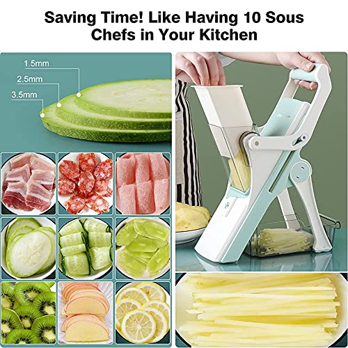 Adjustable Mandoline Safe Vegetable Slicer for kitchen with Multi Blade