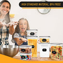 25 Pack Airtight Food Storage Containers Set,  Kitchen Storage Containers - Labels,