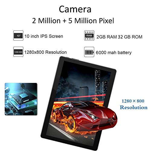 Tablet 10 Inch Android 9.0 3G Phone Tablets with 32GB Storage Dual Sim Card 5MP