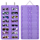 Sunglasses Organizer Storage, Hanging Dust Proof Wall Pocket Glasses Organizer