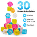 Reusable Ice Cubes For Drinks - Quick And Easy To Use  Storage Container