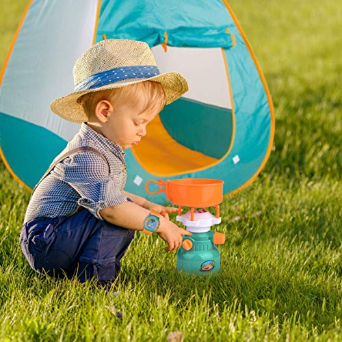 FUN LITTLE TOYS Kids Play Tent, Pop Up Tent with Kids Camping Gear Set, Outdoor Toys Camping Tools Set for Kids, 18 Pieces
