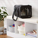Amazon Basics Soft-Sided Mesh Pet Travel Carrier with Wheels, Small (17 x 9 x 10 ")