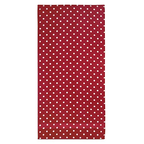 Polka Dot Bathroom Cotton Terry Bath Towels 27 x 54 Inches