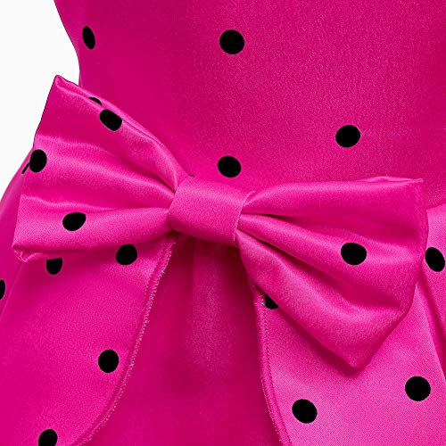 Girls Polka Dot Halloween Christmas Princess Party Cosplay Pageant Fancy Costume