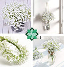 10Pcs 30 Bunches White Babys Breath Artificial Flowers Real Touch