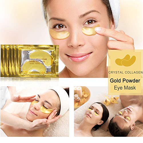 20 Pcs Under Eye Collagen Patches, Mask for Dark Circles Puffy Eyes and Wrinkles