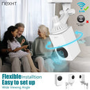 Indoor Security Camera, 1080P 360 Degree Pan WiFi Camera 2.4GHz, 2-Way Audio