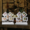 Family Picture Frame.10x10".Photo Display Collage,Multi Gallery with 5 Openings