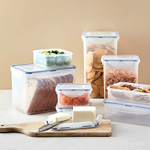 Easy Essentials Food lids/Pantry Storage/Airtight containers,16.5 Cup-for Beans, Clear
