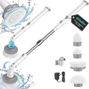 Electric Spin Scrubber Kh8, 2023 New Cordless Shower Scrubber, 4 Replacement Head