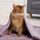 Super Soft Throw Blanket Premium Silky Flannel Fleece Leaves Pattern Lightweight Blanket
