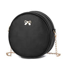 Girls Bowknot 3-Pieces Fahsion Leather Backpack Backpack Purse