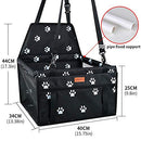 Pet Car Booster Seat Travel Carrier Cage, Washable Bags for Dogs