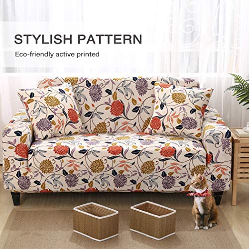 Lamberia Printed Sofa Cover Stretch Couch Cover Sofa Slipcovers