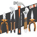 169-Piece Premium Tool Kit with 16 inch Tool Bag, Steel Home Repairing Tool Set