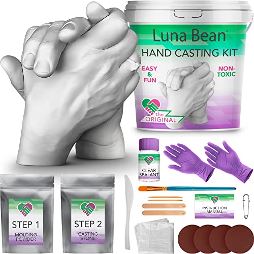Plaster Hand Mold Casting Kit, Unique Valentines Gift Ideas for Boyfriend Girlfriend