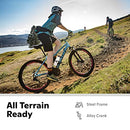 High Timber Youth/Adult Mountain Bike, Steel Frame, 27.5-Inch Wheels, 21-Speed