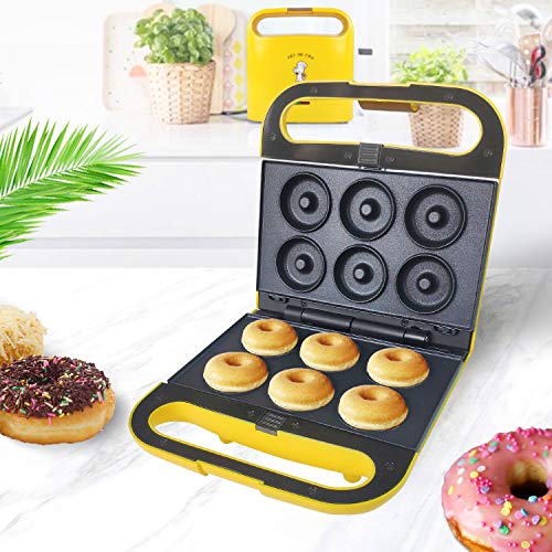 3 Interchangeable Baking Plates for Making Doughnut or Waffle Maker