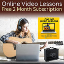 Acoustic Electric Cutaway Guitar and Amp Kit Full Scale 41” Steel String Spruce Wood w/Gig Bag