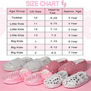 Girls Slippers Mermaid Princess No-Slip Memory Foam Slippers Soft Rubber Sole