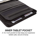 Professional Padfolio Bundle, Includes Removable Clipboard.5” Round Ring Binder