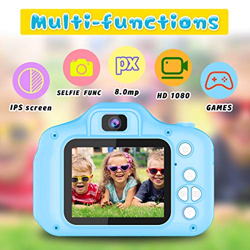 Kids Selfie Camera, Christmas Birthday Gifts for Boys Age 3-9