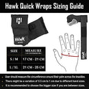 Hawk Padded Inner Gloves Training Gel Hand Wraps for Boxing Quick Wraps