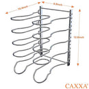 Heavy Duty Pan Rack, Pot Lid Rack, Kitchen Cabinet Pantry Cookware Organizer Rack