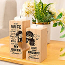 Candle Holder Wife Gifts from Husband - to My Wife You are My Queen Forever - Gift for Birthday, Anniversary