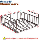 2 Pack - SimpleHouseware Under Shelf Basket, Bronze