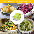 Handheld Spiralizer Vegetable Slicer, Adoric 4 in 1 Heavy Duty Veggie Spiral Cutter