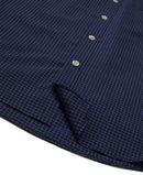 Van Heusen Men's Wrinkle Free Short Sleeve Button Down Check Shirt, Carbon Blue Minicheck, X-Large