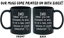 Dad Gifts From Daughter - Thank You For Teaching Me To Be A Man