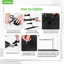 Extra Thick Yoga Ball Exercise Ball, 5 Sizes Ball Chair, Heavy Duty Swiss Ball (Black, L (58-65cm))