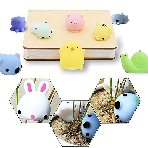 30 PCS Squishies Mochi Squishy Toys, Mini Kawaii Animals Squeeze Stress Relief Toys