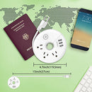 Travel Power Strip, NTONPOWER 3 Outlets 3 USB Portable Desktop Charging Station