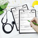 A5 Clipboards 10 Pack Set, Clipboard PVC with Low Profile Clip 7''x 10.2'' Letter Size