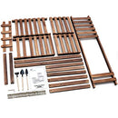 FOLDIFY Pine Wood Plant Stand Indoor Outdoor Multiple Flower Pot Holder Shelf