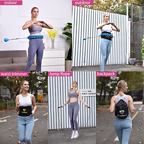Smart Weighted Exercise Hoop,Plus Size Smart fit Hoop with 30 Detachable Knots