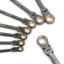 WORKPRO 8-piece Flex-Head Ratcheting Combination Wrench Set