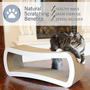 Jumbo Cat Scratcher Lounge.39 x 11 x 14 inches (lwh)Superior Cardboard