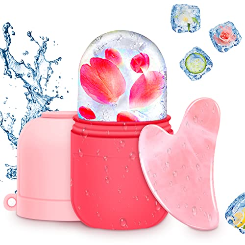 Ice Roller for Face & Eye Puffiness Relief Beauty Facial Rollers Contour Cube Mold Icing
