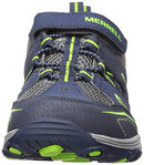 Merrell unisex child Trail Chaser Hiking Sneaker, Navy/Green, 6.5 Big Kid US